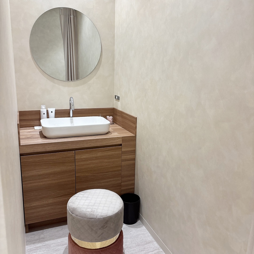 eクリニック岡山のパウダールーム