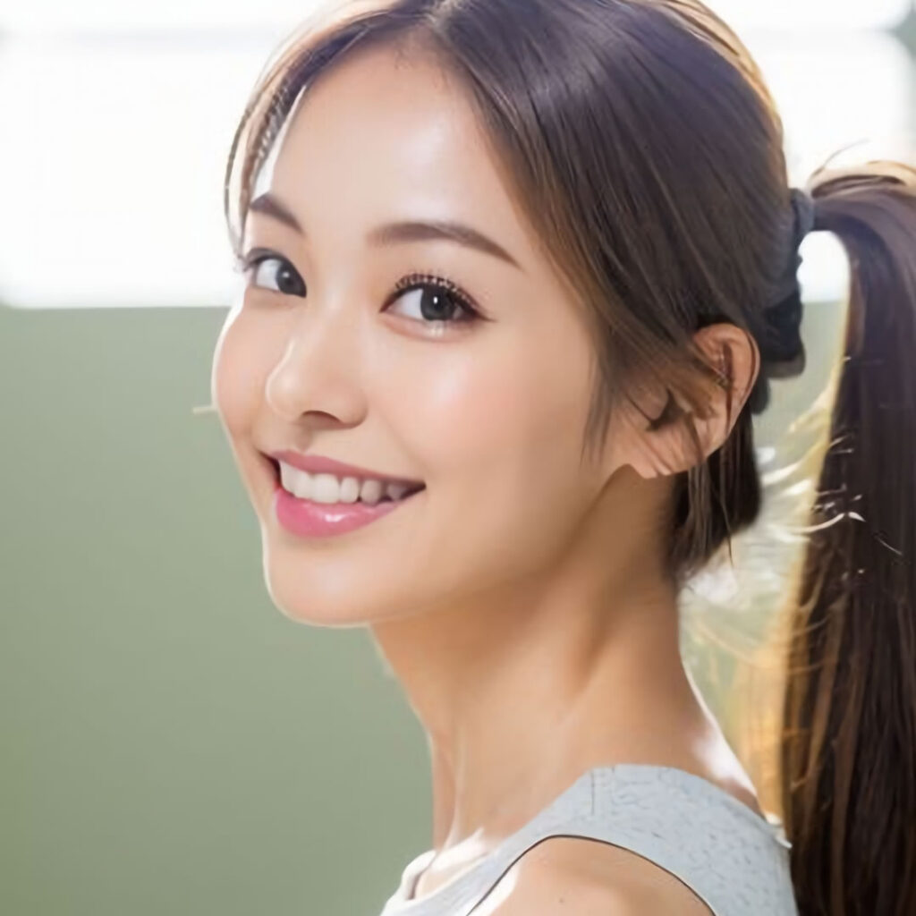 鼻尖部人工真皮をした女性のイメージ